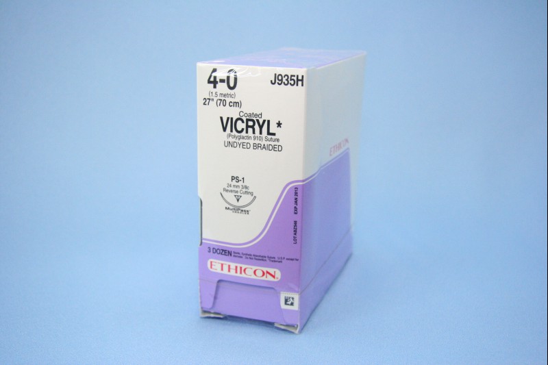 ETHICON VICRYL™ PLUS COATED ANTIBACTERIAL SUTURES - Pain Super Store